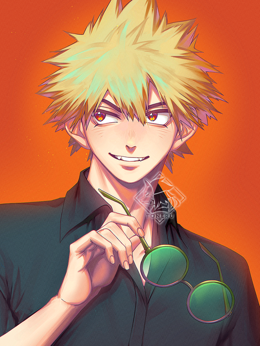 MHA: Glasses - Bakugou ♦ Prints