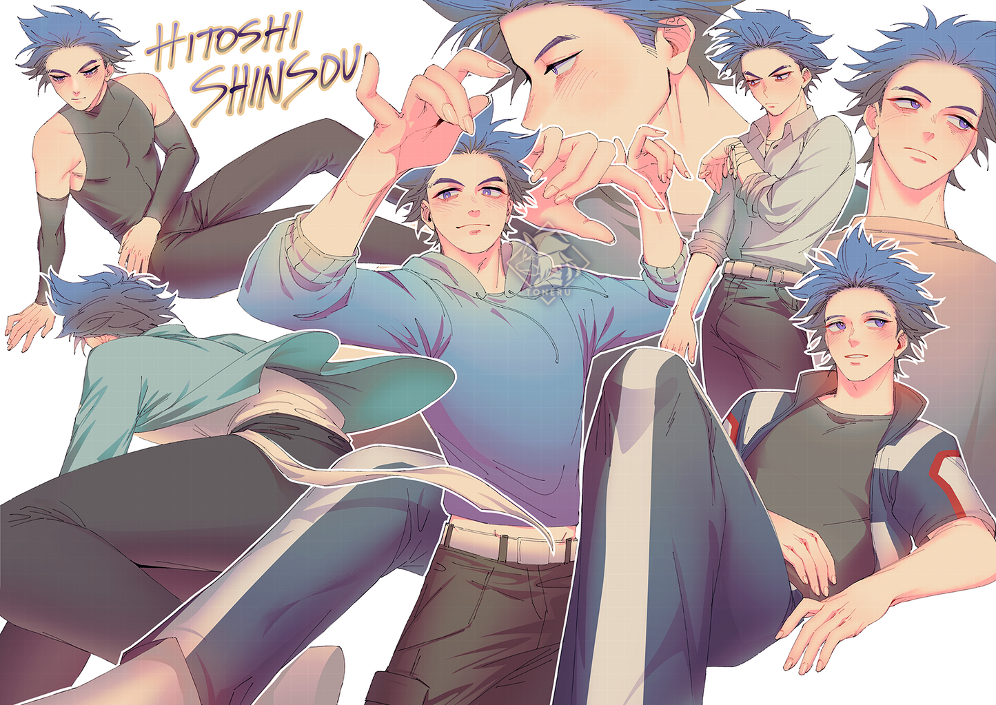 MHA: 2024 Color Spreads - Shinsou ♦ Prints