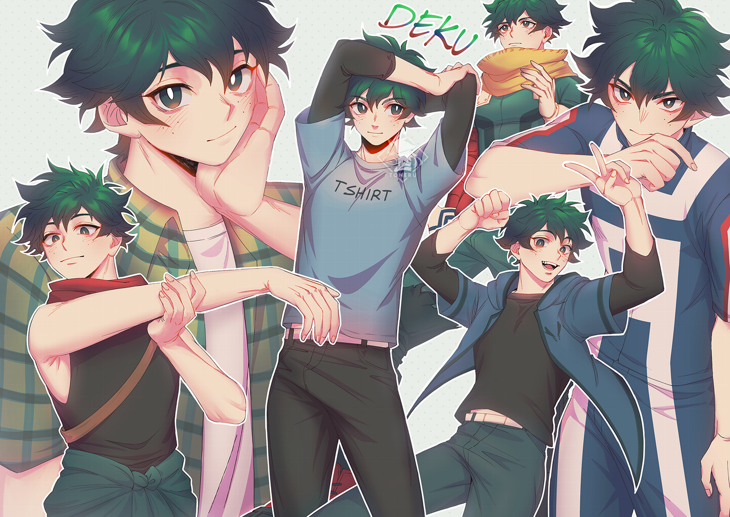MHA: 2024 Color Spreads - Deku ♦ Prints