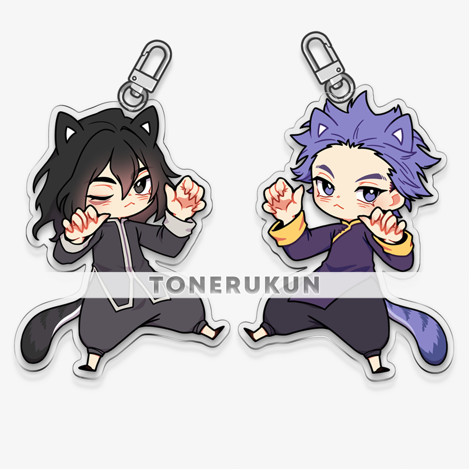 MHA: Martial Arts AU ♦ Charms / Vinyl Stickers