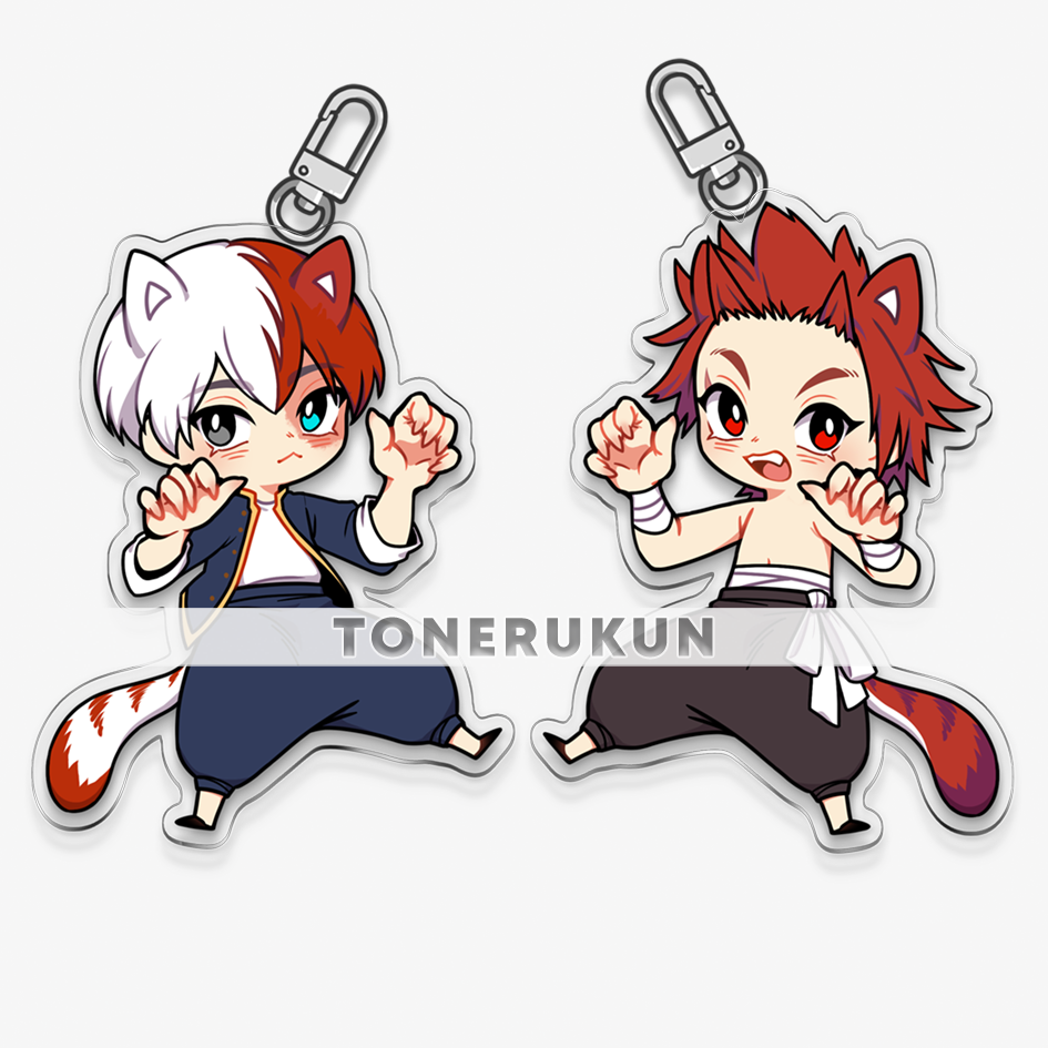MHA: Martial Arts AU ♦ Charms / Vinyl Stickers