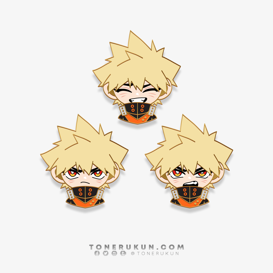 Mini Moods: Bakugou ♦ Enamel Pin