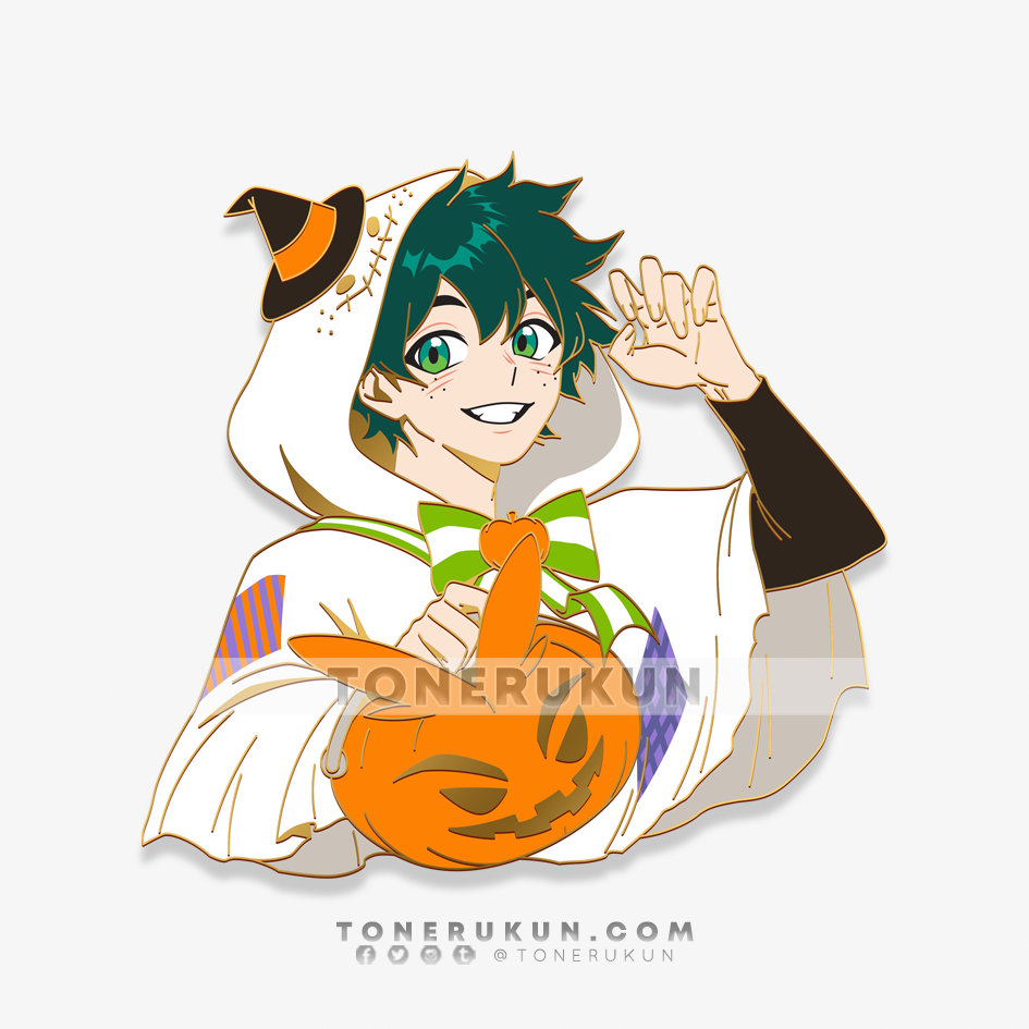 Halloween Deku ♦ Enamel Pin / Acrylic Charm ♦ PO