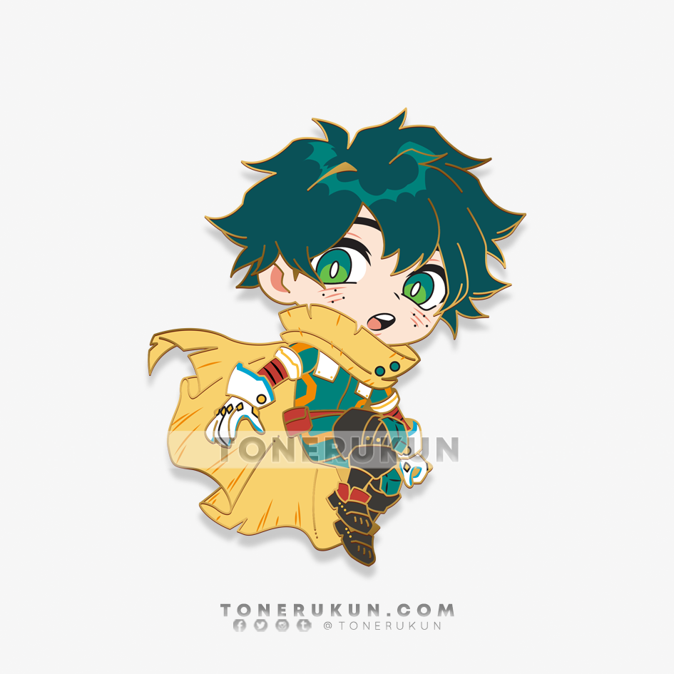 My Little Hero: Deku ♦ Enamel Pin / Acrylic Charm ♦ PO