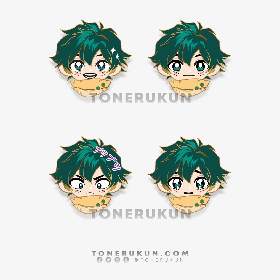 Mini Moods: Deku ♦ Enamel Pin ♦ PO