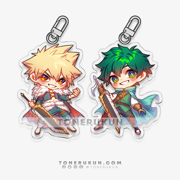 My Little Fantasy: Bakugou/Deku ♦ Enamel Pin / Acrylic Charm ♦ PO