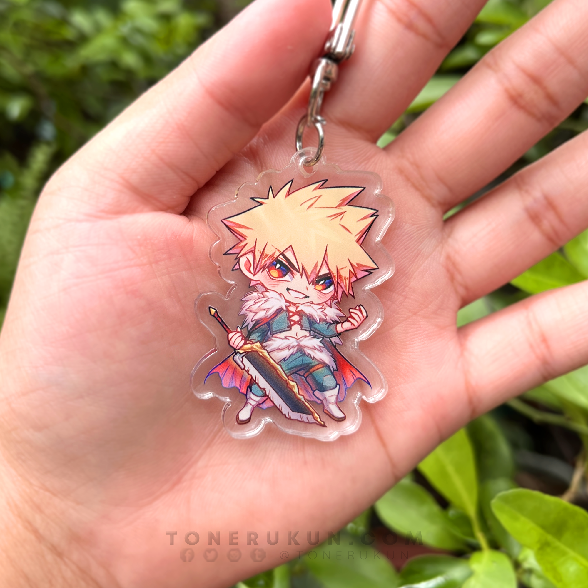 My Little Hero: Bakugou/Deku ♦ Acrylic Charm / Vinyl Sticker