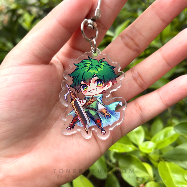 My Little Hero: Bakugou/Deku ♦ Acrylic Charm / Vinyl Sticker
