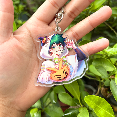Halloween Deku ♦ Acrylic Charm / Vinyl Sticker