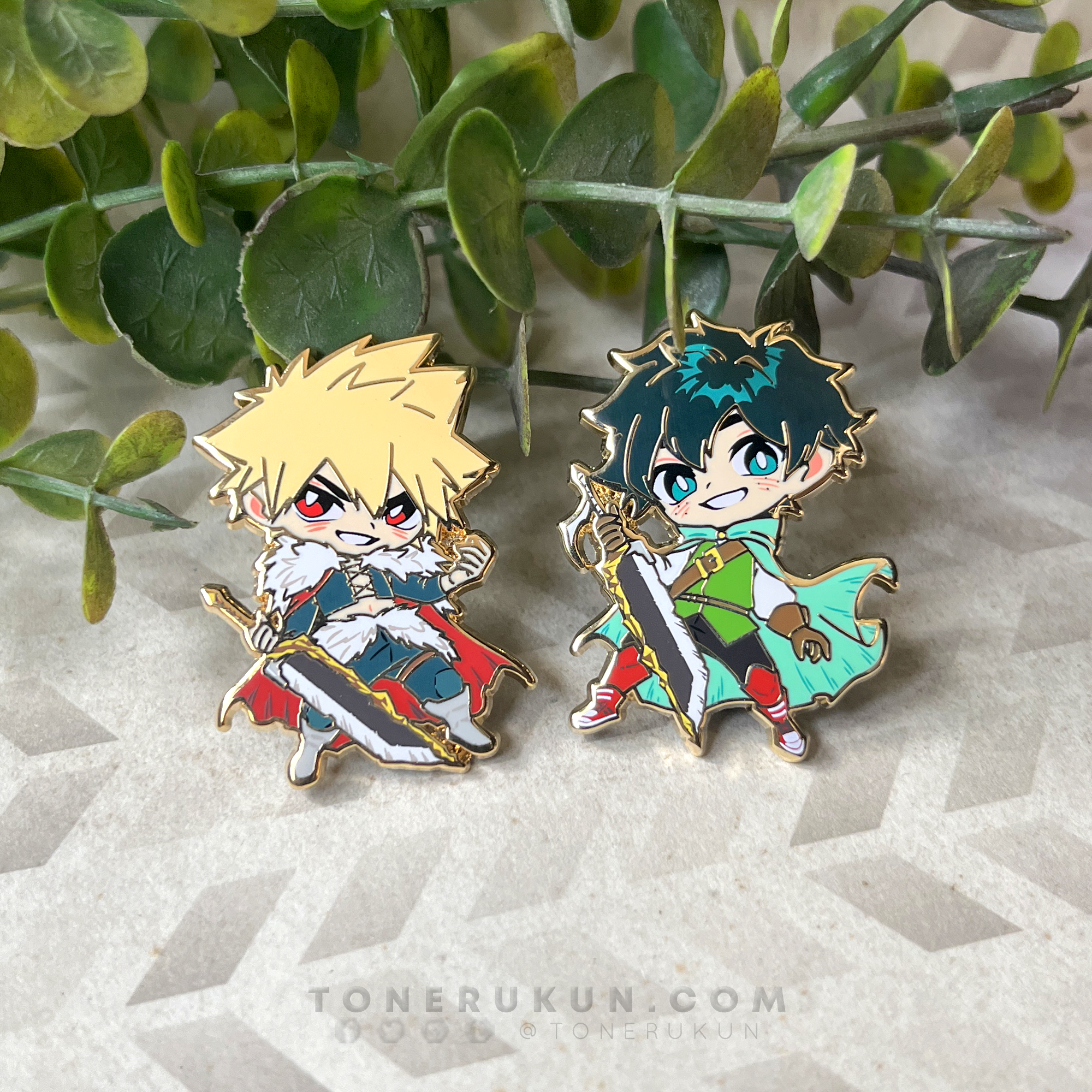 My Little Fantasy: Bakugou/Deku ♦ Enamel Pin