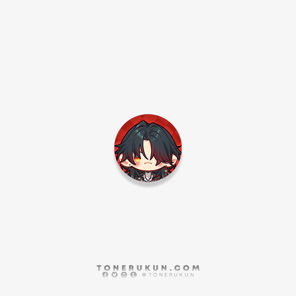 HSR: Chibi Smols ♦ Button Pins