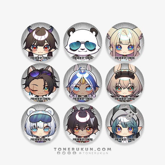 Arknights: Endfield Chibi ♦ Button Pins