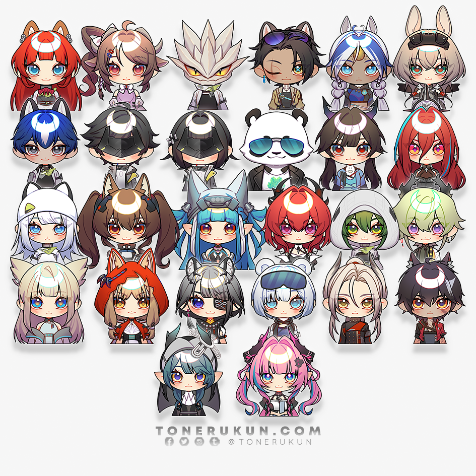 Arknights: Endfield Chibi ♦ Vinyl Stickers