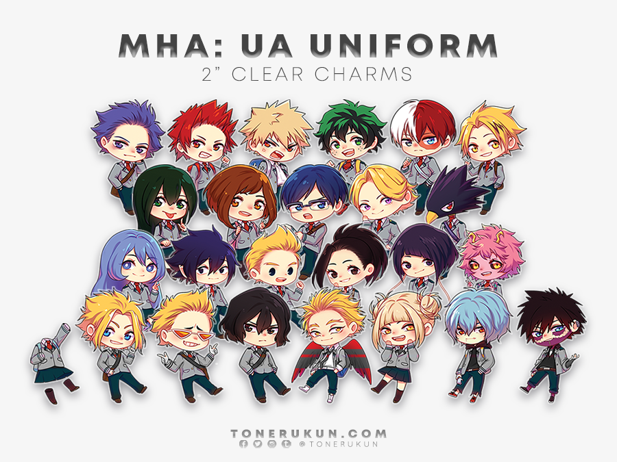 MHA: UA Uniform ♦ Charms ♦ PO