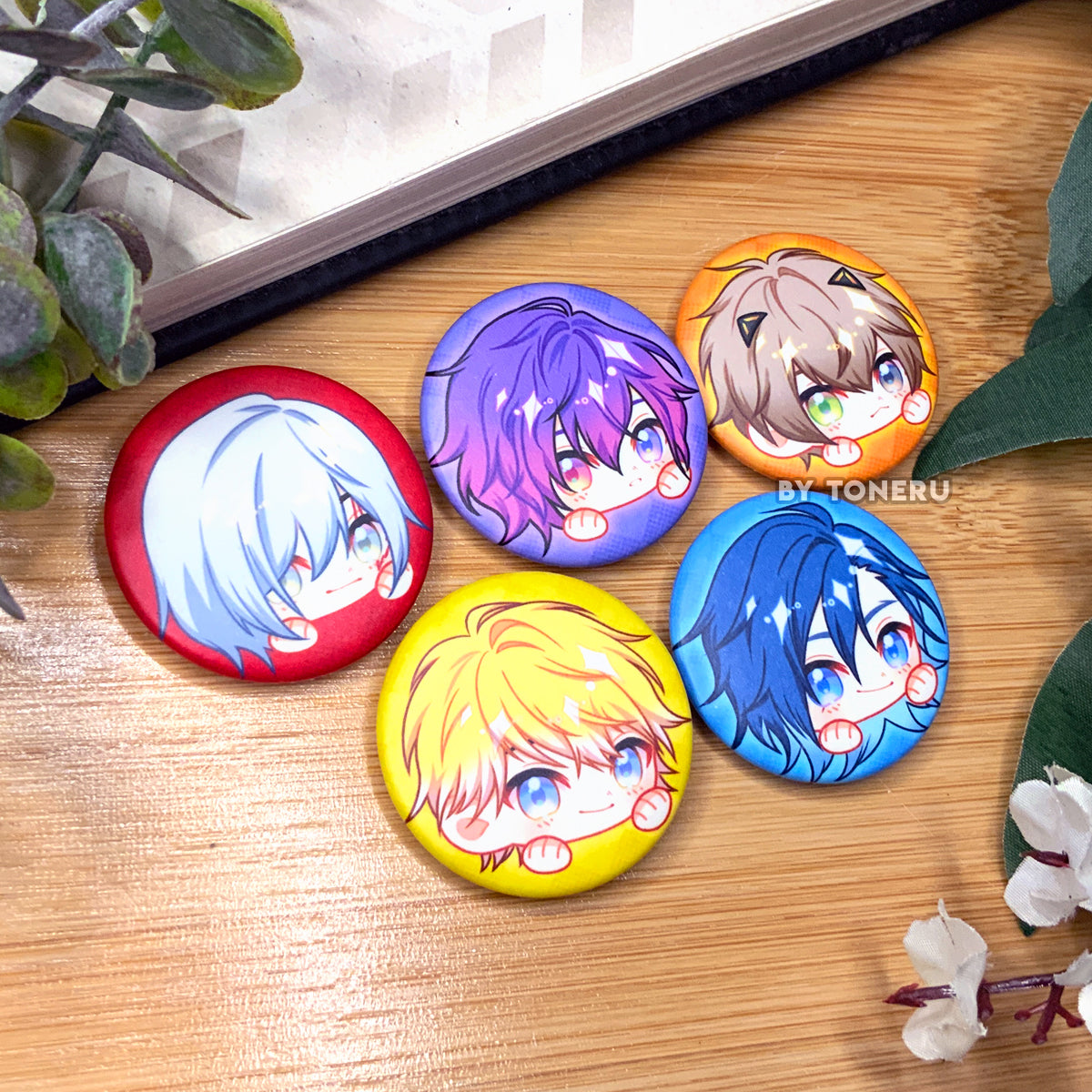 Nijisanji: NOCTYX ♦ Button Pins